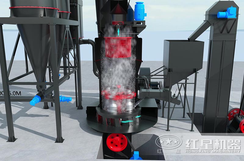 高壓磨粉機內(nèi)部磨粉圖 高壓磨粉機內(nèi)部磨粉圖